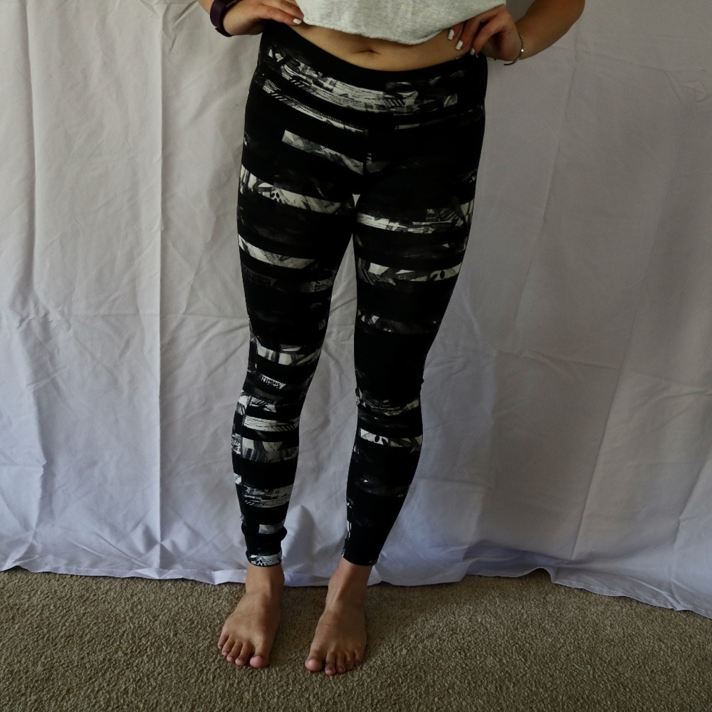 Striped Athleta Leggings